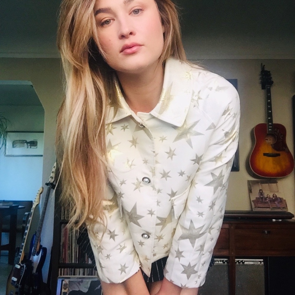Sister Jane Star Pattern Trucker Jacket